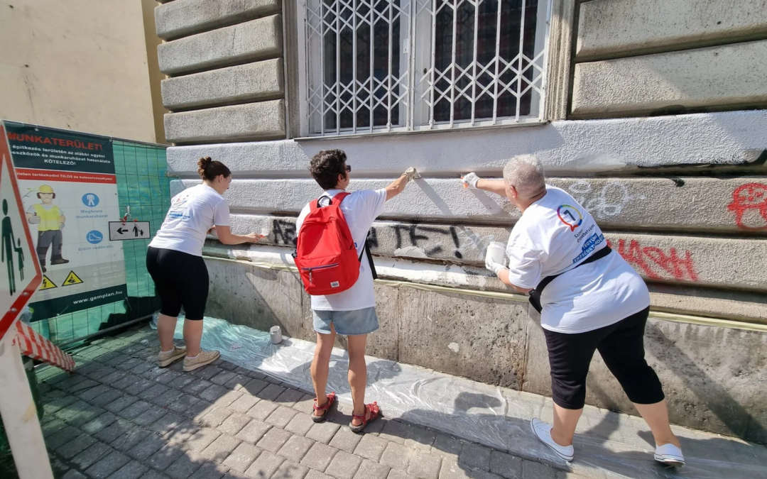 Dembinszky utca grafiti mentesítés